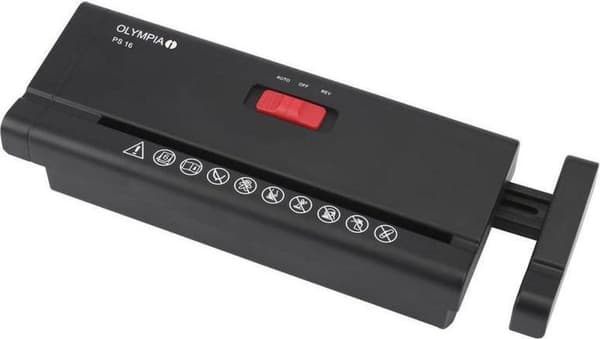 Olympia PS 16 Silppurinauhaleikkaus 6 mm 0 l Arkkien määrä (max.): 6 Turvataso 2