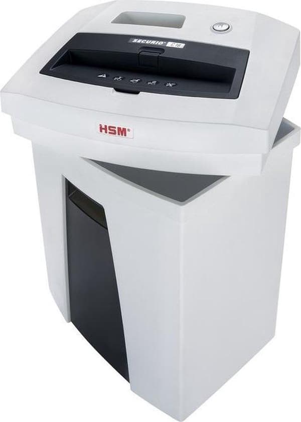 HSM Securio C16 pappersförstörare Partikelförstöring 22,5 cm 55 dB Vit