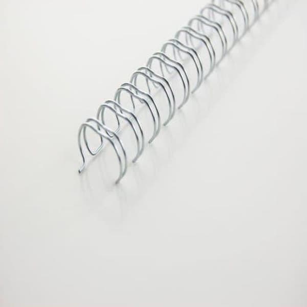 Wire back 6mm 34 ringe A4 GBC Hvid
