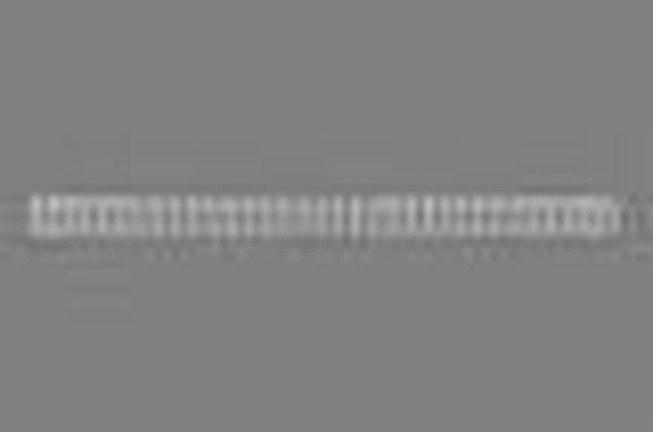 Wire back 6mm 34 ringe A4 GBC Hvid