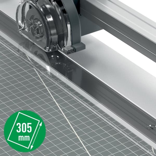 Leitz Precision Roller Slitter för hemmakontor A4 för hemmakontor/jobba hemma - Skär upp till 10 A4-ark - Antracit