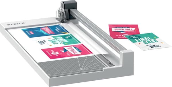 Leitz Precision Roller Slitter för hemmakontor A4 för hemmakontor/jobba hemma - Skär upp till 10 A4-ark - Antracit