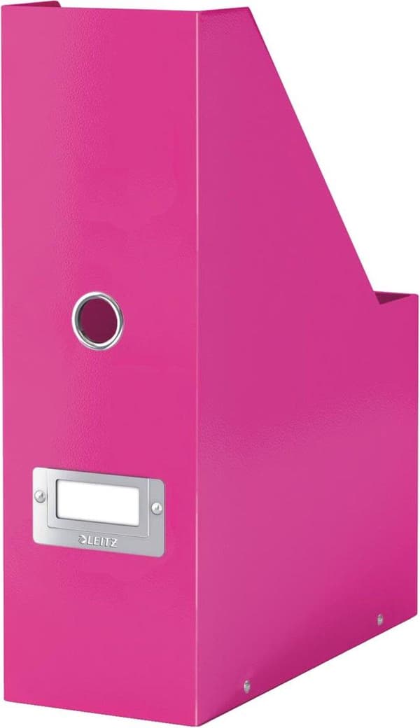Leitz WOW Click & Store Tukeva pahvilehtipidike - 10,3 x 33 x 25,3 cm (LxKxS) - vaaleanpunainen