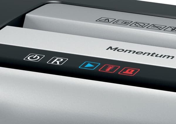 Rexel Silent Paperinsilppuri Momentum X410 kotitoimistoon / kotityöpaikalle - P-4 silppuria - Syöttää jopa 10 A4-arkkia - Silppua asiakirjat niiteillä