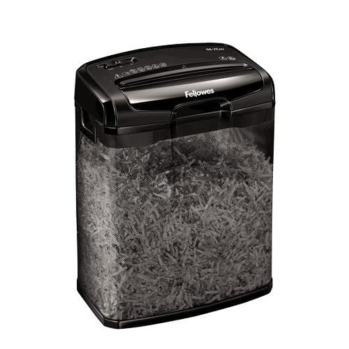 Fellowes paperisilppuri M-7CM silppua P4, 7 arkkia, musta