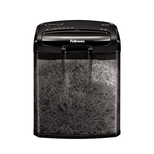 Fellowes paperisilppuri M-7CM silppua P4, 7 arkkia, musta