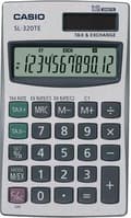 Pikkukuva 3 / 4: Casio SL-320TER+ Taskulaskin aurinkoenergialla, paristokäyttöinen Sininen Näyttöpaikkojen lukumäärä: 12