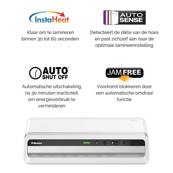 Fellowes Jupiter A3 Office Lamineringsmaskine - Hvid
