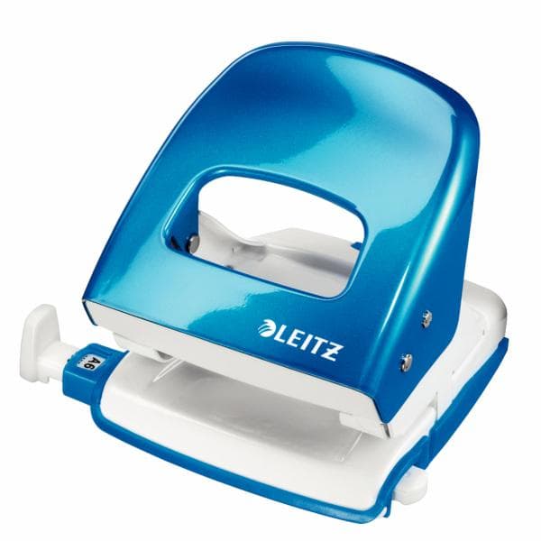 Leitz NeXXt WOW Metal toimistorei'itin - 2 reikää - Rei'ittää jopa 30 arkkia - Sininen metalli