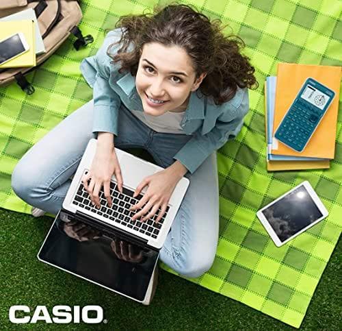 Casio FX-7400GIII Grafisk lommeregner Cyan Display 21 Batteridrevet (B x H x D) 87,5 x 21,3 cm