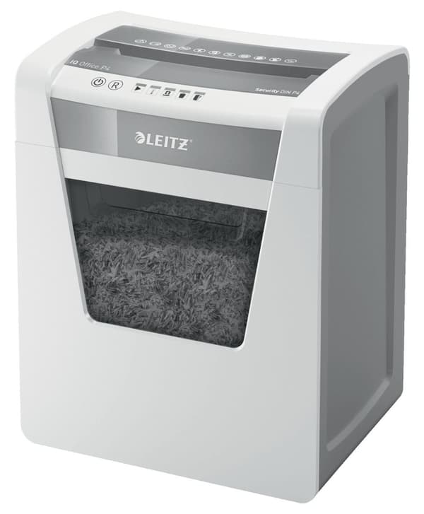 Leitz Paper Shredder IQ Office P4 jumiutumisenestotekniikalla - Toimisto- ja kotityöskentelyyn - P-4 Silppurit - Syöttää jopa 15 arkkia - Silppua asia