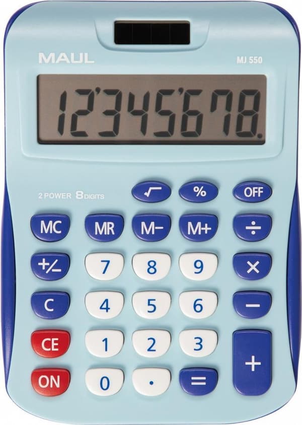 MAUL MJ 550 lommeregner lommeregner sort (7263490) Blå