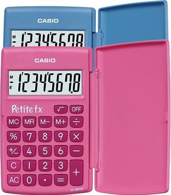 Casio Petite FX - Skrivebordsberegner / Blå