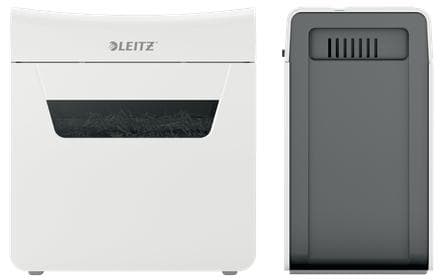 Leitz IQ Protect Premium 3M erittäin hiljainen koti-/kotipaperisilppuri - P-5 mikrosilppuri - jopa 3 arkkia - 10 litran lokero - valkoinen