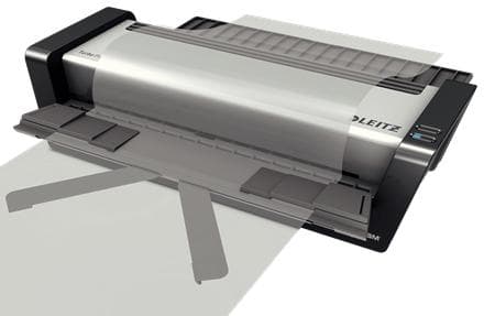 Leitz iLam Touch Turbo Pro lamineringsmaskin för A3-format - Lämplig för 80-250 mikron - Inklusive startpaket med lamineringspåsar - Silver