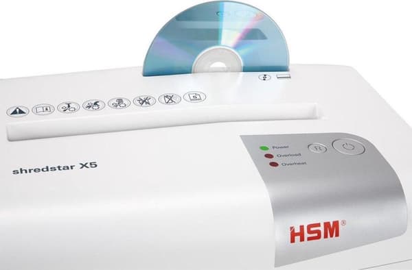 HSM shredstar X5 paperisilppuri - 4,5x30mm - silppuaa