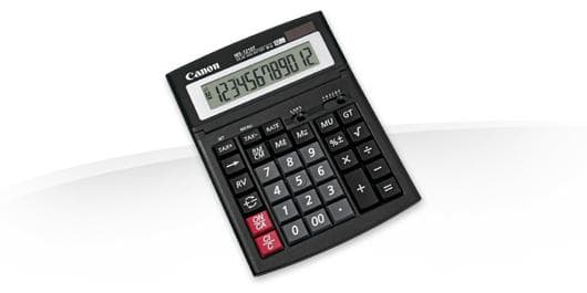 Canon WS-1210T lommeregner Desktop Lommeregner med display Sort Sort