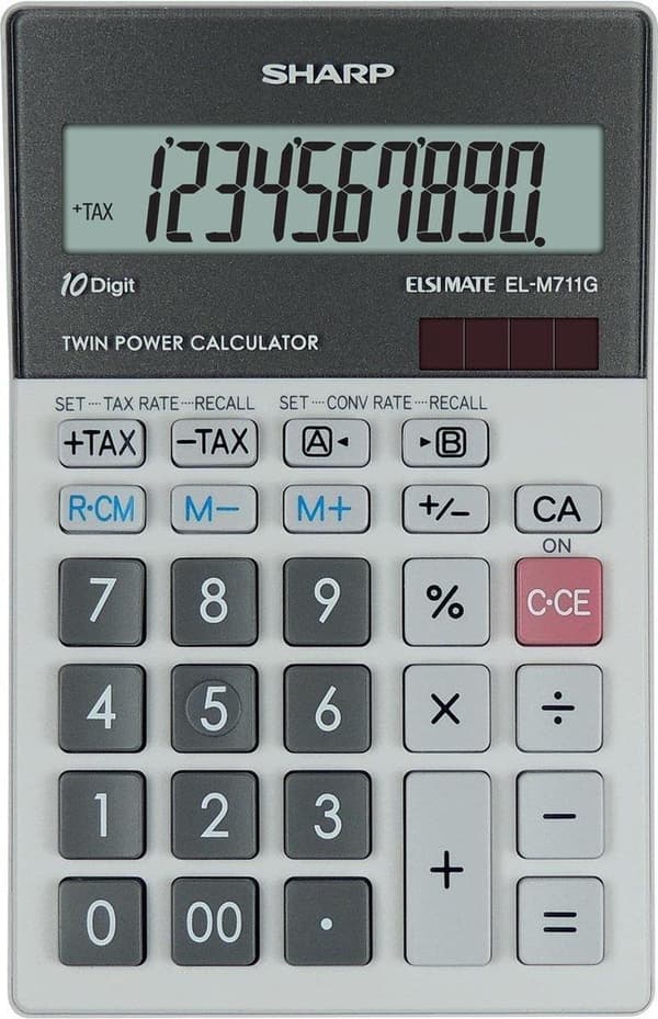 Sharp EL-M711GGY - Skrivebordsberegner