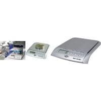 Wedo elektronisk vægt OPTIMO Steel 5000 - LCD - 4x 1,5 V AAA - Sølv - 245 x 186 x 40 mm (48 5154)