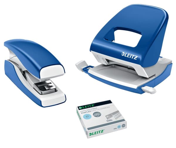 HÆFTEMASKIN LEITZ NEXXT 5603 SOFTPRESS BLÅ