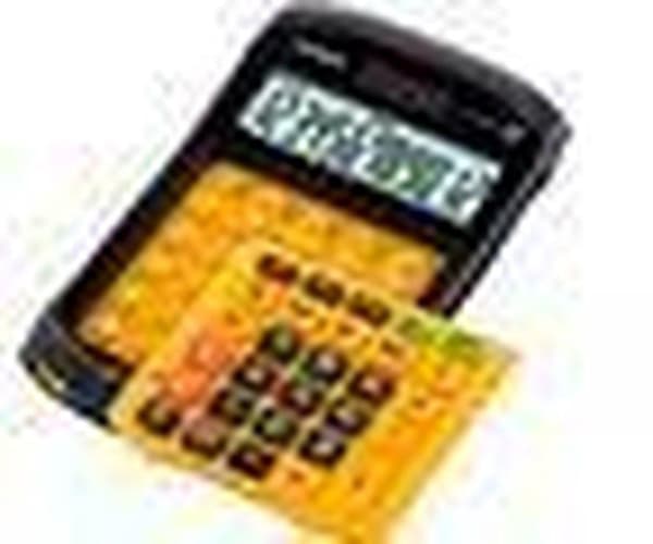 Casio WM-320MT Skrivebordsberegner solcelledrevet, batteridrevet Gul, Sort Antal displaypositioner: 12
