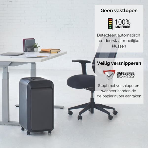 Fellowes Powershred LX220 Papirmakulator Sort (5502601)