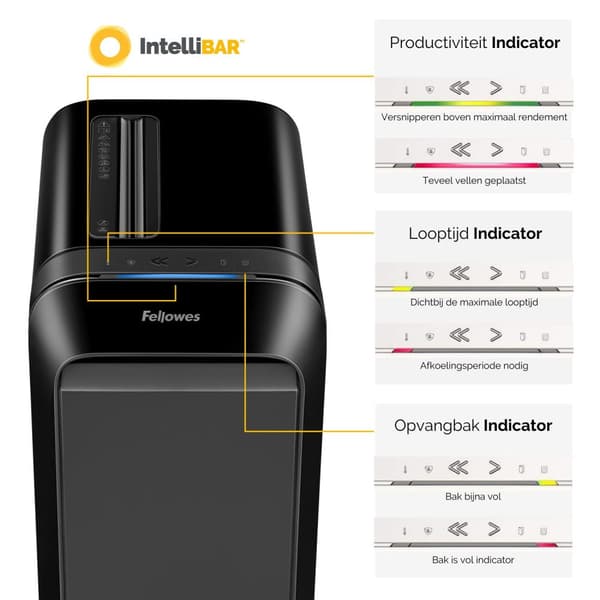 Fellowes Powershred LX220 Papirmakulator Sort (5502601)