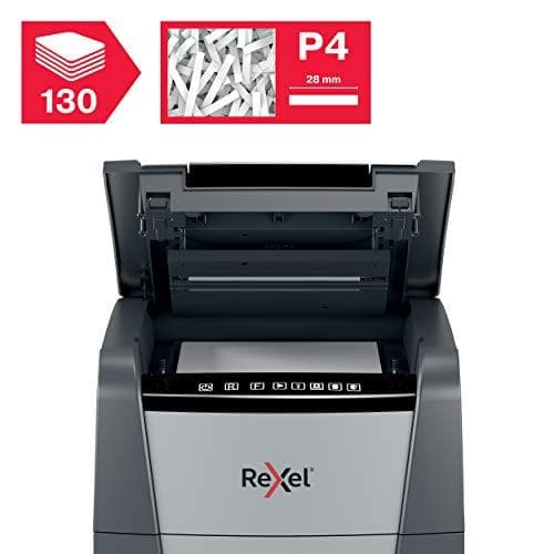 Rexel Optimum AutoFeed+ 130M - Esisilppuri - Microcut - 2 x 15mm - P-5 (2020130MEU)