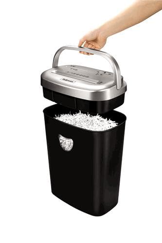 Fellowes Paper Shredder 53C Shreds P4, 10 arkkia, musta ja hopea