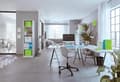 Miniatyrbild 3 av 4: Leitz WOW Click & Store Robust tidskriftshållare i kartong - 10,3 x 33 x 25,3 cm (BxHxD) - Blå