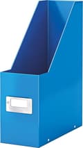Miniatyrbild 1 av 4: Leitz WOW Click & Store Robust tidskriftshållare i kartong - 10,3 x 33 x 25,3 cm (BxHxD) - Blå