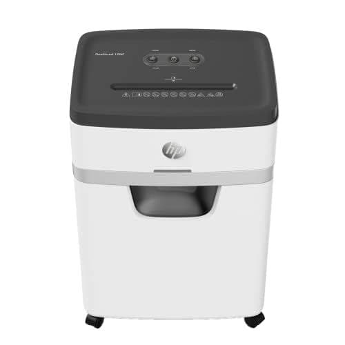 HP OneShred 12MC -silppuri, suojaustaso P-5, mikroleikkaus, 12 arkkia, 2806