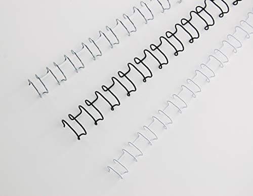 GBC MultiBind - bindtråd - 12 mm - 21 ringar - A4 (210 x 297 mm) - 85 ark - vit - 100 st. - för MultiBind 220, 230, 230E, 420 (IB165382)