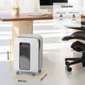 Pikkukuva 1 / 11: Fellowes-paperisilppuri LX201, 12 arkkia, P5-mikrosilppuri, valkoinen