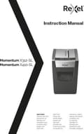 Pikkukuva 9 / 11: Rexel Silent Shredder Momentum X410-SL Slimline kotiin/työskentelyyn kotona tai toimistossa - P-4 silppuria - Jopa 10 A4-arkkia - Silppua asiakirjoja