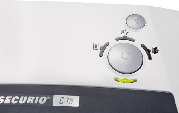 HSM SECURIO C18 Partikelklippt fragmentering 55dB Vitt pappersförstörare
