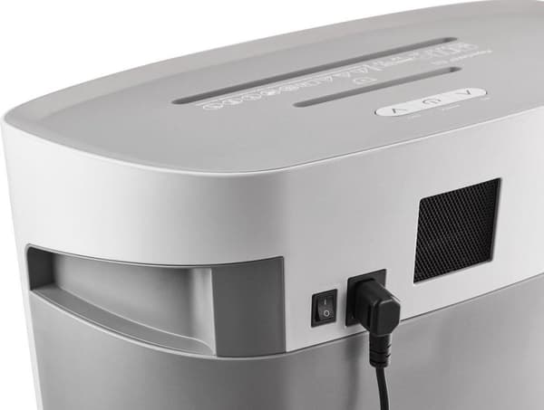 Dahle® PaperSAFE 420 - Paperisilppuri - 2x15 mm siru - 25 litran keräilyalusta - Arkkeja max per 10 - P5 - Niitit pankkikortit paperiliittimet CD-levy