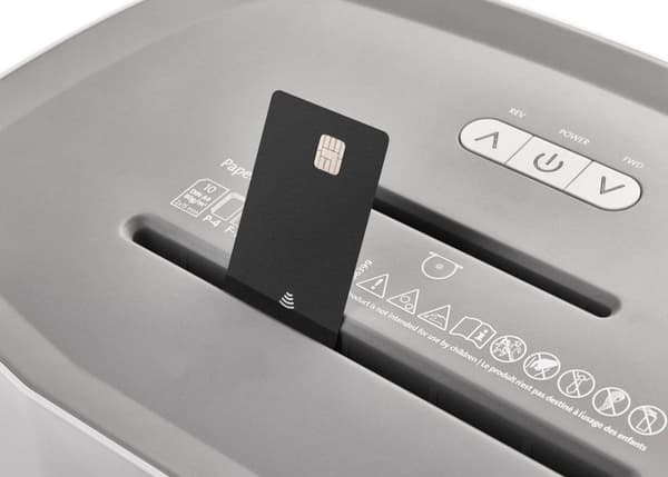 Dahle® PaperSAFE 420 - Paperisilppuri - 2x15 mm siru - 25 litran keräilyalusta - Arkkeja max per 10 - P5 - Niitit pankkikortit paperiliittimet CD-levy