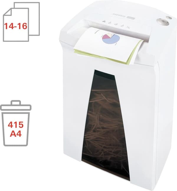 HSM SECURIO B24 - Paperinsilppuri - turvataso 4 - silput - 16 arkkia
