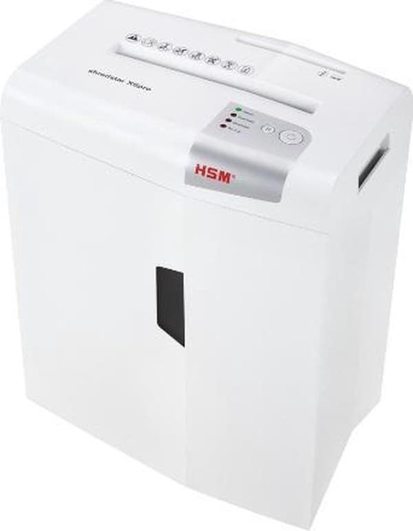 HSM X6pro paperisilppuri Hiukkassilppuri 22 cm 58 dB hopea, valkoinen