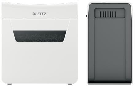 Leitz IQ Protect Premium 6X Silent Paperinsilppuri P-4 Koti-/Kotityöpistesilppurit - Syötä jopa 6 arkkia - 10 litran lokero - Valkoinen