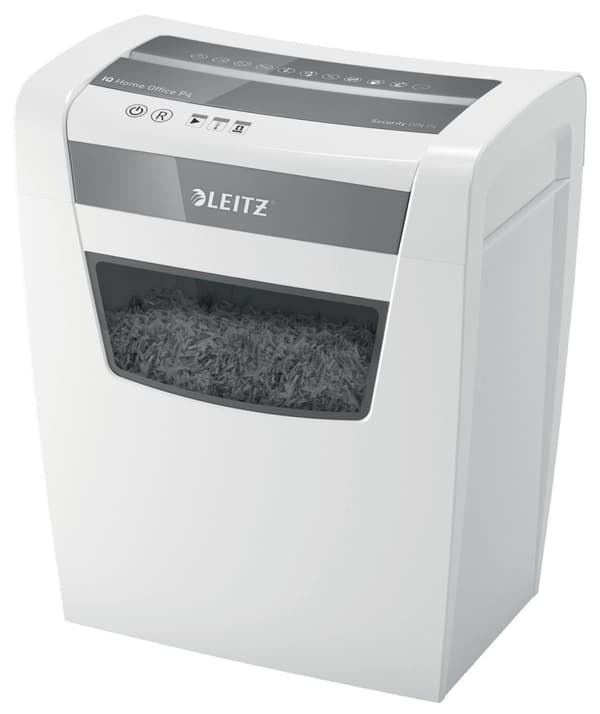 Leitz IQ Home Office P4-paperisilppuri kotityöpaikalle/kotoa työhön - Syöttää jopa 10 A4-arkkia - Silppua asiakirjoja, niittejä ja paperiliittimiä - 2