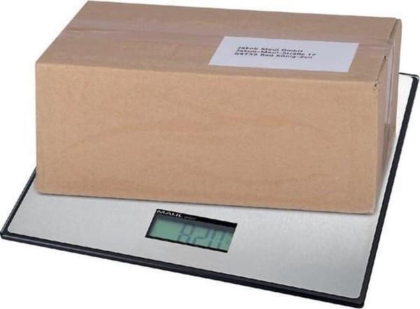 Maul MAULglobal Pakkevægt Vejeområde (maks.): 50 kg Opløsning: 50 g batteridrevet sølv