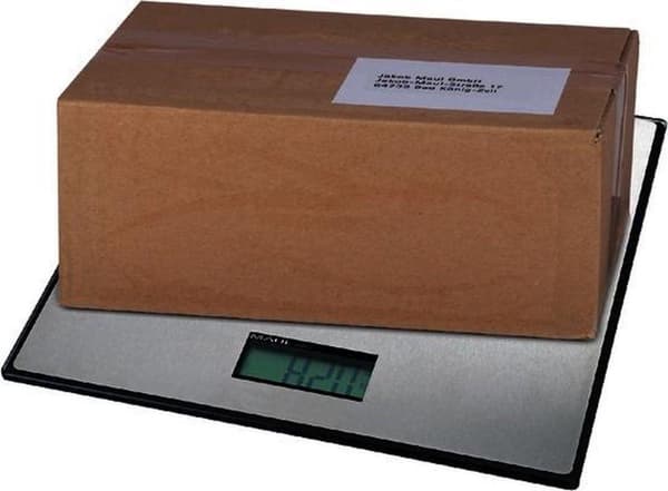 Maul MAULglobal Pakkevægt Vejeområde (maks.): 50 kg Opløsning: 50 g batteridrevet sølv