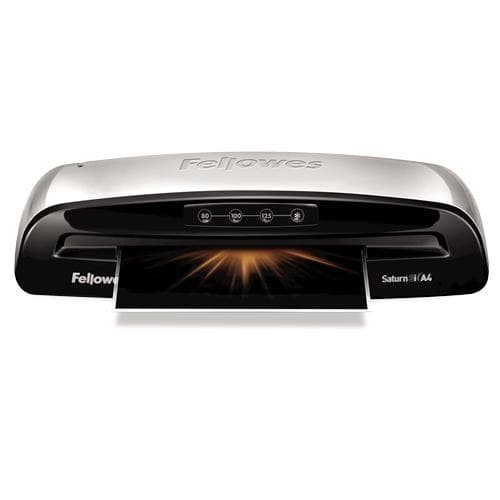Fellowes Saturn 3I A4 lamineringsmaskine, 235 mm, 1 min opvarmningstid, sort