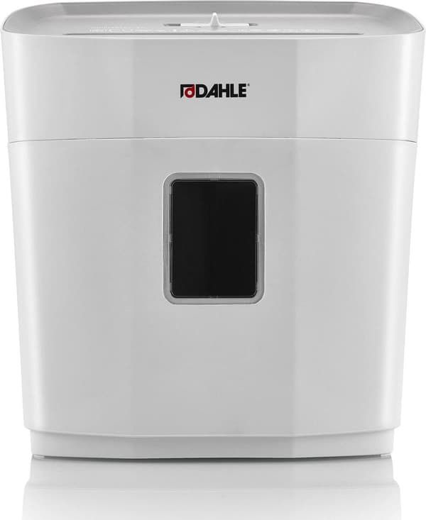 Dahle® PaperSAFE 120 - Paperinsilppuri - 5x18 mm siru - 12L keräilyalusta - Arkkeja max per 8 - P4 - Nidotat pankkikortit paperiliittimet