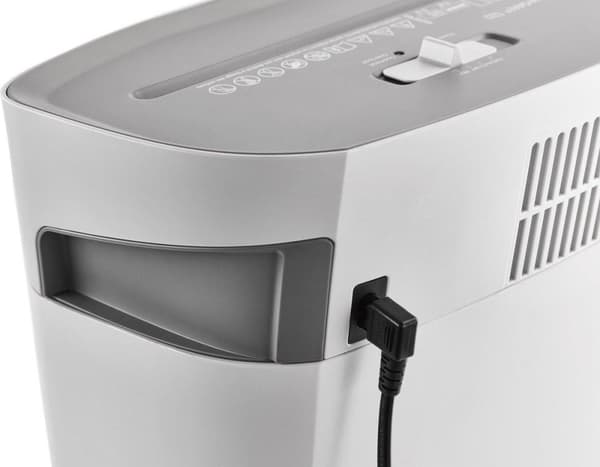 Dahle® PaperSAFE 120 - Paperinsilppuri - 5x18 mm siru - 12L keräilyalusta - Arkkeja max per 8 - P4 - Nidotat pankkikortit paperiliittimet