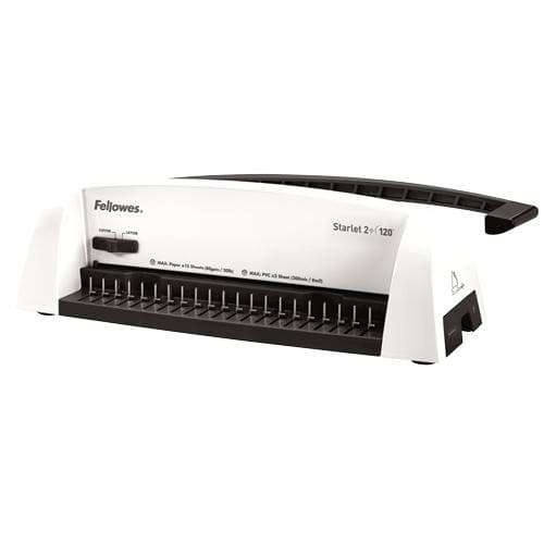 Fellowes Starlet 2 Plus indbindingsmaskine, plastikkam, 120 ark