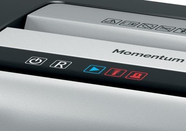 Rexel Momentum X406 P4 Koti/Koti Työpaikka Paperinsilppuri - Syöttää jopa 6 A4-arkkia - Silppua asiakirjoja, niittejä ja paperiliittimiä - 15 litran a