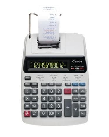 Canon desktop lommeregner MP120-MG-ES II EMEA GB Hvid
